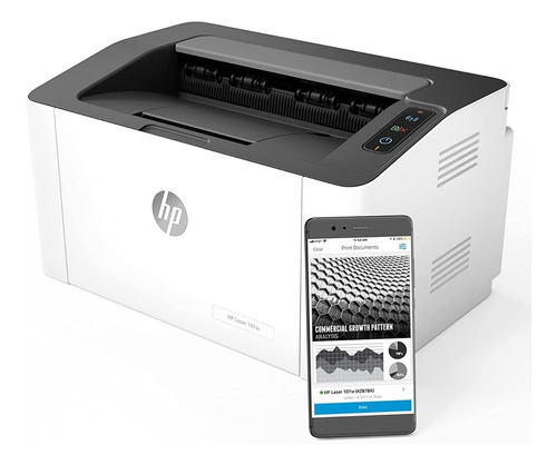 Imagen 2 de 3 de Impresora Simple Función Hp Laser 107w Con Wifi 110v - 127v