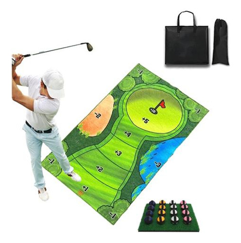 Juego De Golf Casual, Juego De Patio De Golf Con 16 Pelotas