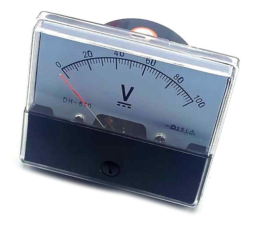 Panel Analgico Volt Voltmetro Medidor De Voltaje Dh-670 0-10