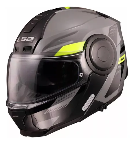 Casco Moto Rebatible Ls2 Ff 902 Scope Max Doble Visor En Fas