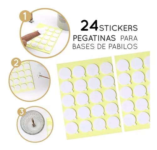 Stickers Para Bases Pabilos Velas