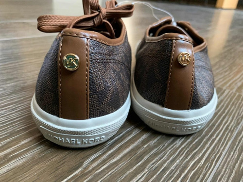 Tenis Michael Kors Para Dama Café Dorado - Envio Incluido | Meses sin  intereses