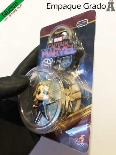 Hot Toys Cosbaby Keychain Captain Marvel (original) (Usado)