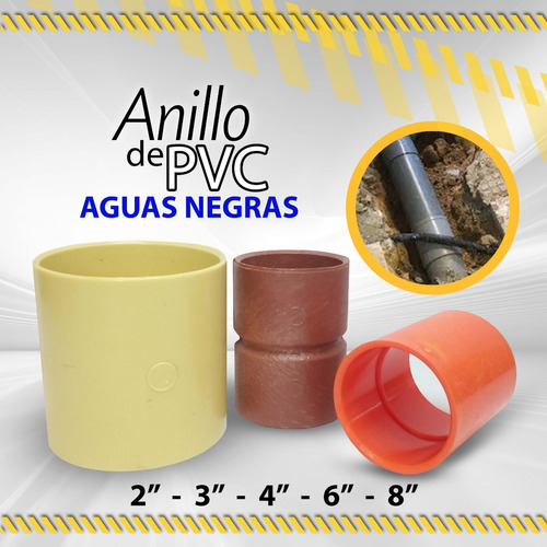 Anillo De Pvc Uraplast Aguas Negras - 2  - 3  - 4  - 6  - 8 