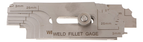 Weld -11 7pcs Calibrador De Filete De Soldadura (in / Mm)