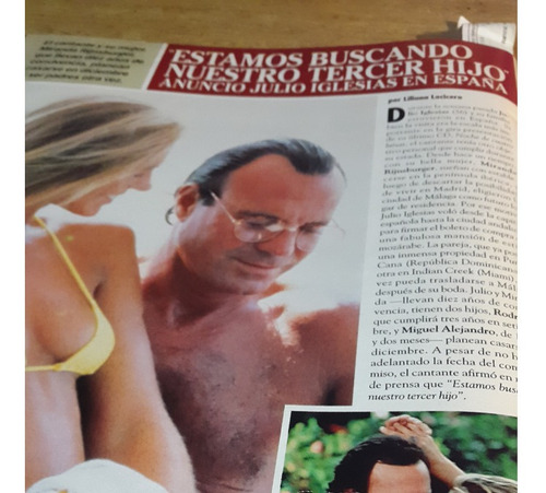 Revista Caras N° 963 2000 Julio Iglesias Tercer Hijo