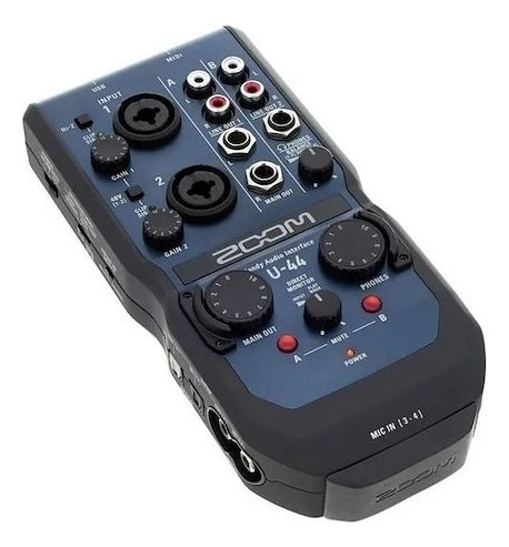 Zoom U44 Placa Audio Interface Usb 4 Canales Con Midi