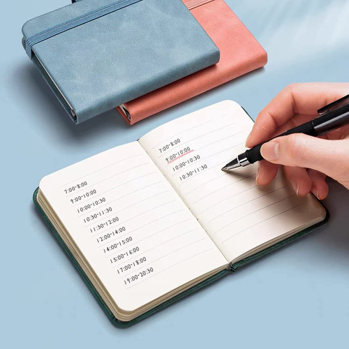Xd 2 Mini Cadernos Com Caneta, Caderno De Bolso Pequeno