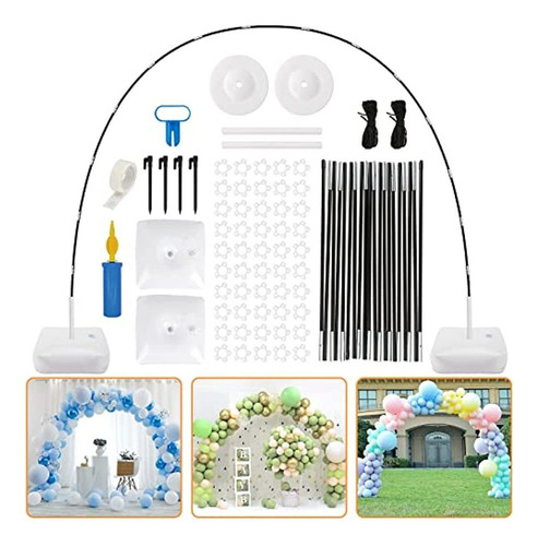 Kit De Arco De Globo Ajustable Para Boda Halloween Navidad