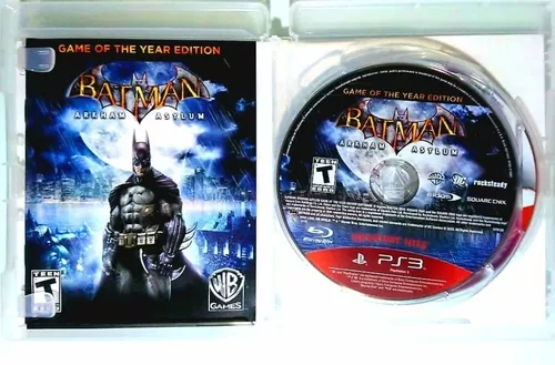 Combo Batman Arkham Asylum mais Arkham City - Jogo de Ps3 - Mídia Física