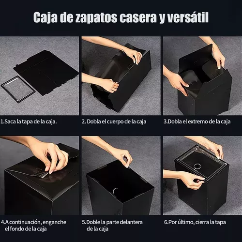 14 Piezas Cajas Organizadoras Apilables Para Zapatos Brush 14pz