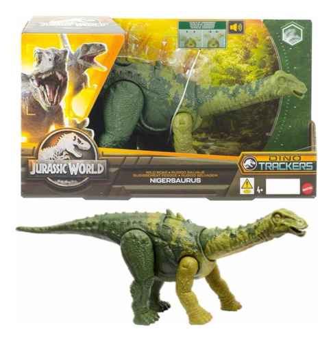 Dinosaurio Nigersaurus Jurassic World Dino Tracker Sonidos