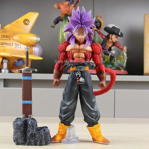 Bonecos De Anime Dragon Ball Z Trunks Ssj4 Super Saiyan 4 Gk
