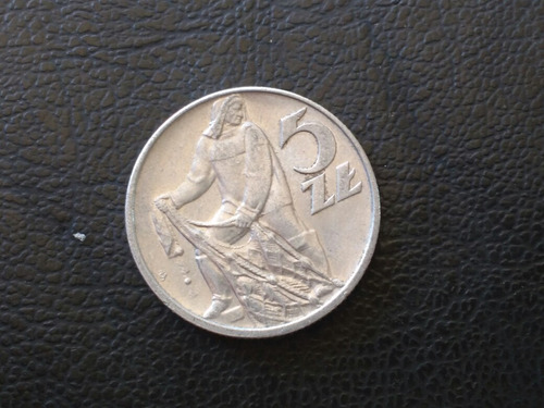 Moneda Polonia 5 Zt 1974 (x352