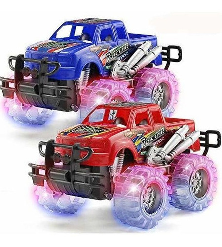 2 Unidades De Monster Truck De Juguete Para Coche Con Hermos