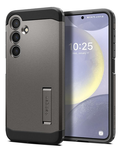 Spigen Funda Para Samsung Galaxy S24 Plus Tough Armor Gunmetal Liso