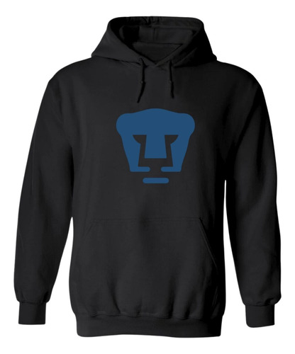 Sudadera Para Hombre Hoodie Pumas Unam Logo Azul Vinil