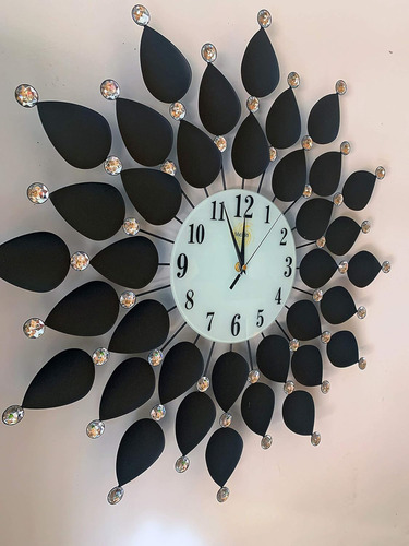 Meida Reloj De Pared Clásico Silencioso Grande De 26 Pulgada