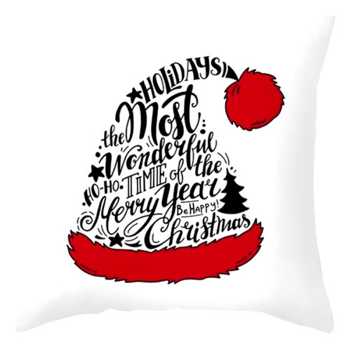 Kit 3pz Funda De Almohada Para Decoración De Navidad 45x45