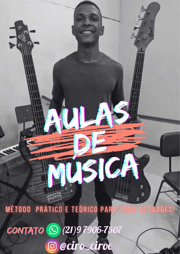Imagem 1 de 1 de Aulas De Música Particular (presencial E On-line)