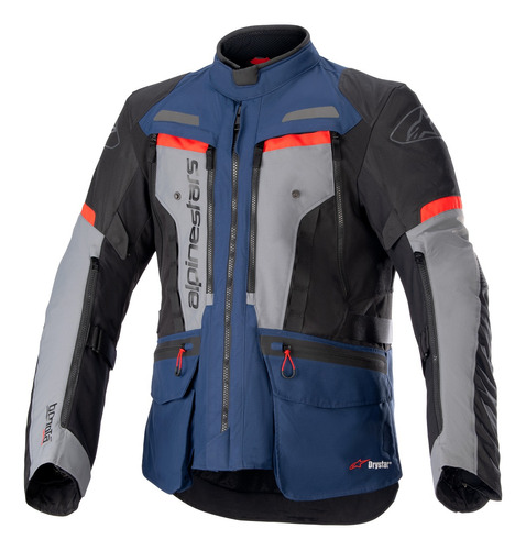 Jaqueta Alpinestars Bogota Pro Impermeável Big Trail Azul