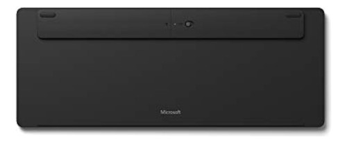 Teclado Compacto Microsoft Designer, Negro Mate.
