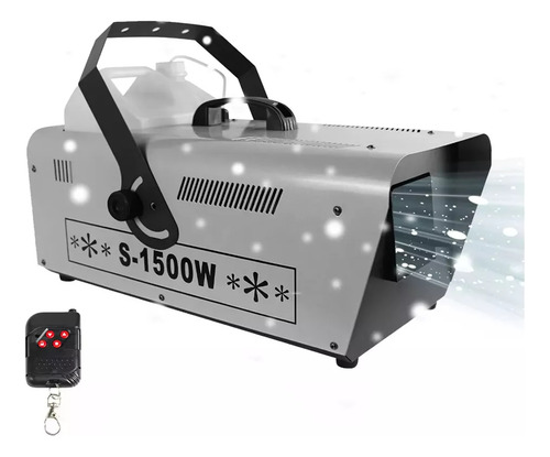 Maquina De Nieve Artificial 1500w Cntrl Inalámbrico Nieve Con Mando A Distancia Para Navidad Boda, Niños, Fiesta, Efecto Escénico