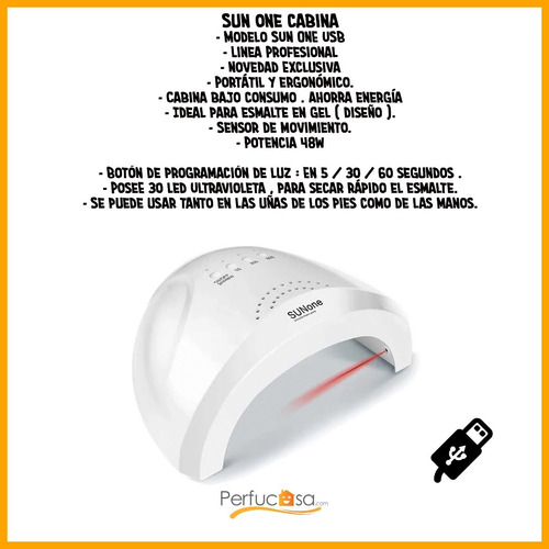 Imagen 6 de 8 de Kit Uñas Semipermanentes 44 Artículos Cabina Uv 48 W