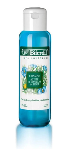 Shampoo Biferdil Con Aceite De Semilla De Lino X 400 Ml