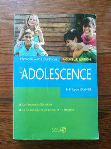 L'adolescence - Philippe Jeammet - (nouvelle Édition) (Usado)