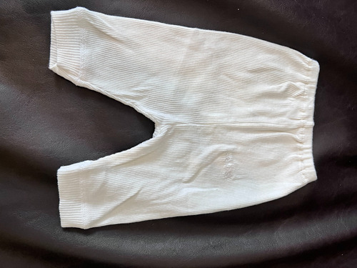 Pantalon De Bebe Algodón 100%  Sorvo Blanco