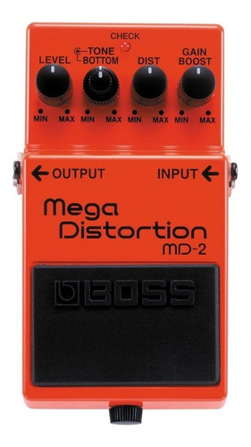 Pedal Guitarra Mega Distorsion Boss Md-2 + Garantía
