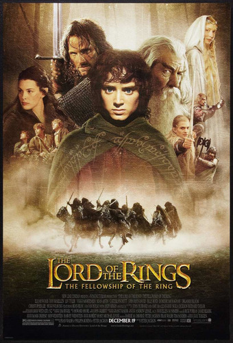 Poster De Lona Vinilica - Lotr Fellowship Of The Ring