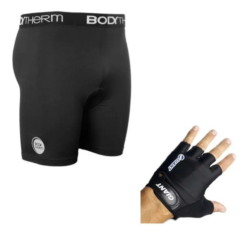 Combo! Calza Ciclista + Guantes Ciclistas Palma Gel