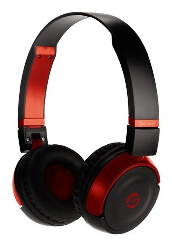 Imagen 1 de 1 de Diadema Getttech Synergy 3.5mm/mic/rojo, Gh-3000r