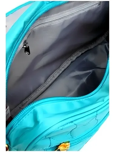 Bolso Capricho Love, color verde agua, color azul Tifanny + Brinde