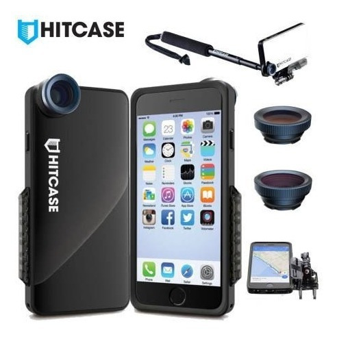 Kit Carcasa+selfie Stick+flotador Resistente Al Agua Iphone6