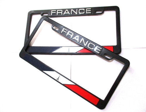 Portaplacas Francia Citroen Renult Marco Peuteot  2 Pzs 