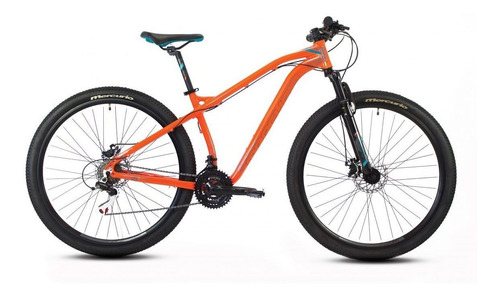 Imagen 1 de 2 de Mountain bike Mercurio MTB Recreación Ranger Pro 2020 R29 21v frenos de disco mecánico color naranja/negro brillante