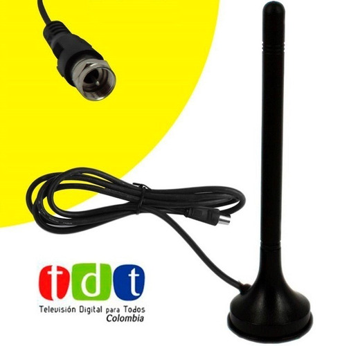 Antena Tdt 5 Dbi Decodificador Receptor Televisor Tv Digital