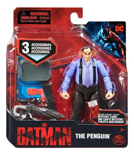 Figura De Acción The Batman 2022 Movie Series   De 4.0 i Fgc