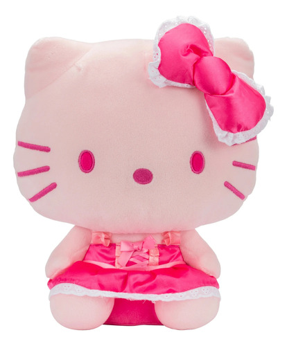 12 Inch Pink Monochorme Hello Kitty Childs Plush Toy Rosa Chicle