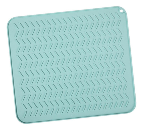 Estera De Silicona Para Secar Platos, Escurridor De S Verde