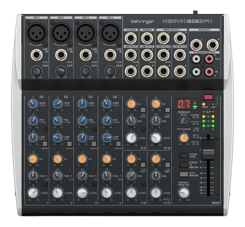 Mezcladora Behringer Xenyx 1202sfx 12 Canales (Usado)