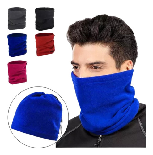 Cuello Polar Gorro Termico Frio C/ Cordon Invierno Bufanda