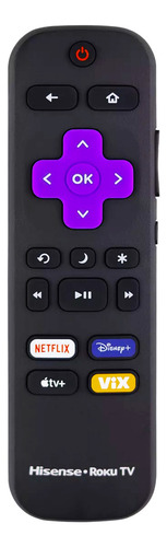 Control Remoto Hisense Roku Tv Smart 4k Pantalla Uhd Smart