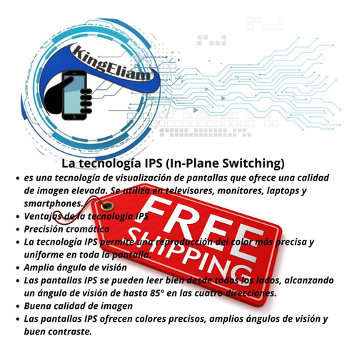 Modulo Para Alcatel 1v 2020 Plus 1v Plus 500 Tcl L9s Ot5007 Negro