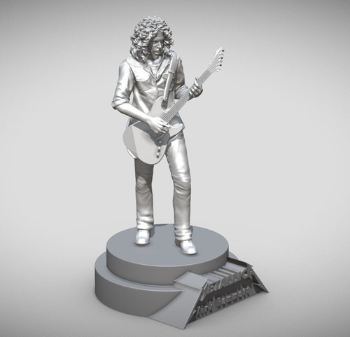 Archivo Stl Impresión 3d - Metallica - Kirk Hammett