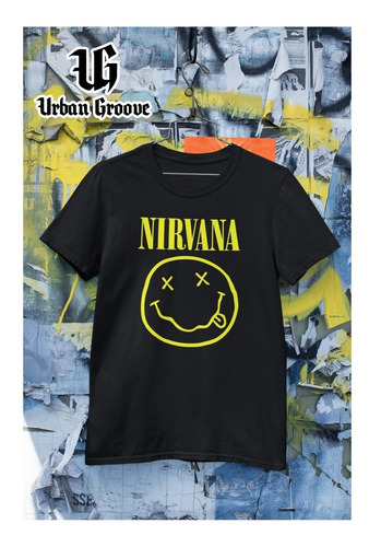 Playera De Nirvana Rock Música Grunge (moda Alternativa)