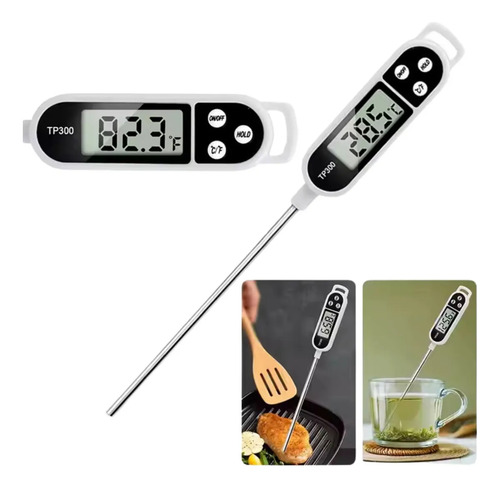 Termómetro Digital De Cocina Con Alta Precisión Y Lectura